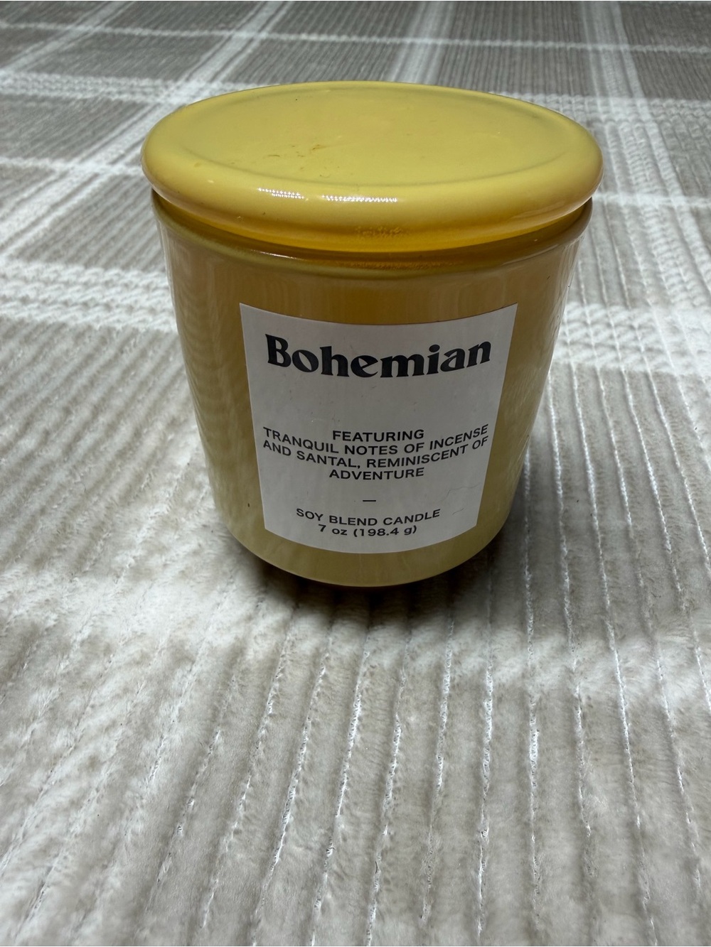Opalhouse Yellow Bohemian soy blend Jar Candle